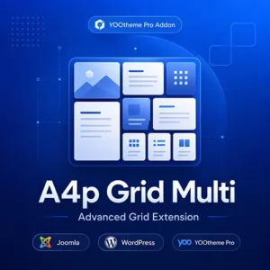 A4p Grid Multi Addon for YOOtheme Pro – advanced grid element for Joomla and WordPress