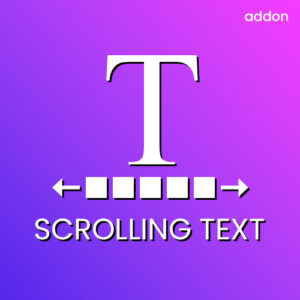 A4p Scrolling Text Addon for YOOtheme Pro