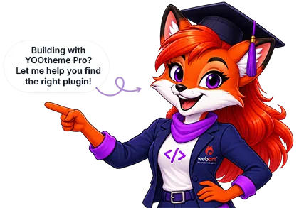 Ava Fox helping YOOtheme Pro users find the right extension