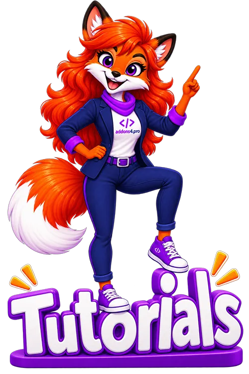 Ava Fox presenting tutorials and guides on addons4.pro